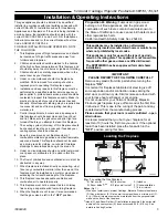 Предварительный просмотр 3 страницы Vermont Castings DVRT36 Homeowner'S Installation & Operating Manual