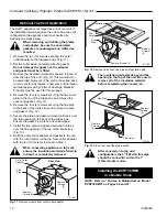 Предварительный просмотр 10 страницы Vermont Castings DVRT36 Homeowner'S Installation & Operating Manual