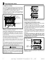 Предварительный просмотр 8 страницы Vermont Castings Encore 2040-CAT-C Owner'S Manual