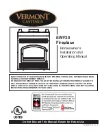 Vermont Castings EWF30 Homeowner'S Installation And Operating Manual preview