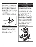 Preview for 8 page of Vermont Castings EWF30 Homeowner'S Installation And Operating Manual