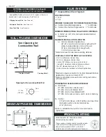 Предварительный просмотр 3 страницы Vermont Castings Indoor Gas Fireplace 33LDVT Specifications