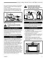 Preview for 9 page of Vermont Castings Insert Studio LHEC20 Installation Instructions & Homeowner'S Manual