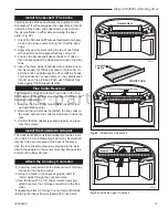 Предварительный просмотр 17 страницы Vermont Castings Intrepid 1640 Owners Installation And Operating Manual