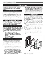 Предварительный просмотр 22 страницы Vermont Castings Intrepid 1640 Owners Installation And Operating Manual