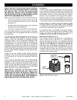 Preview for 6 page of Vermont Castings Intrepid II Installation & Operating Manual