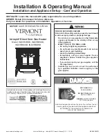 Vermont Castings Intrepid INDVRBDSB Installation & Operating Manual preview