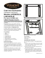 Предварительный просмотр 1 страницы Vermont Castings LHE20CSLB Installation Instructions