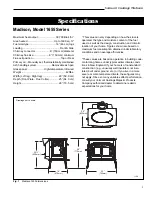 Предварительный просмотр 3 страницы Vermont Castings Madison 1655 Installation And Operating Manual