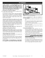 Preview for 5 page of Vermont Castings Merrimack Large Wood Insert Owner'S Manual