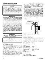 Preview for 16 page of Vermont Castings Radiance RADVTBDSB Installation And Operating Instructions Manual