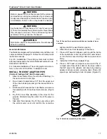 Preview for 17 page of Vermont Castings Radiance RADVTBDSB Installation And Operating Instructions Manual