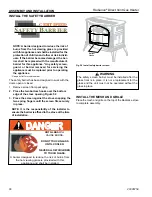 Preview for 30 page of Vermont Castings Radiance RADVTBDSB Installation And Operating Instructions Manual