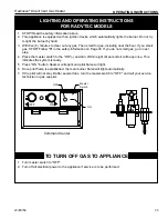 Preview for 35 page of Vermont Castings Radiance RADVTBDSB Installation And Operating Instructions Manual