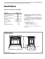 Preview for 3 page of Vermont Castings Radiance RUVS40 Homeowner'S Installation And Operating Manual