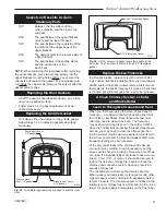 Предварительный просмотр 21 страницы Vermont Castings Resolute Acclaim 2490CE Homeowner'S Installation And Operating Manual