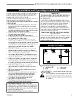 Предварительный просмотр 3 страницы Vermont Castings RFSDV22 Homeowner'S Installation And Operating Manual