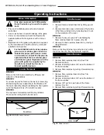 Предварительный просмотр 16 страницы Vermont Castings RFSDV22 Homeowner'S Installation And Operating Manual