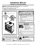 Vermont Castings SA36C Installation Manual предпросмотр