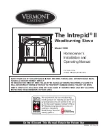 Preview for 1 page of Vermont Castings The Intrepid II 1990 Homeowner'S Installation And Operating Manual