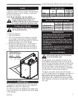 Предварительный просмотр 7 страницы Vermont Castings TrimWorks DVA4136 Installation Instructions And Homeowner'S Manual