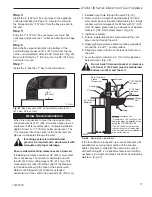 Предварительный просмотр 17 страницы Vermont Castings TrimWorks DVA4136 Installation Instructions And Homeowner'S Manual