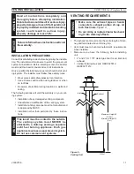 Предварительный просмотр 11 страницы Vermont Castings VCFDVI31 Installation And Operating Instructions Manual