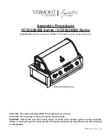 Vermont Castings VCS322SSBI Series Assembly Procedures preview