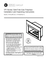 Предварительный просмотр 1 страницы Vermont Castings VFI33CNI Installation And Operating Instructions Manual