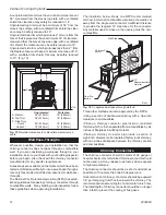 Preview for 12 page of Vermont Castings Vigilant II 2310 Homeowner'S Installation And Operating Instructions Manual