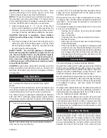 Preview for 17 page of Vermont Castings Vigilant II 2310 Homeowner'S Installation And Operating Instructions Manual