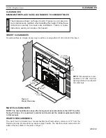 Предварительный просмотр 8 страницы Vermont Castings VLI31DVN Installation And Operating Instructions Manual