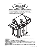 Preview for 1 page of Vermont Castings VM508 Assembly Procedures