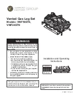 Предварительный просмотр 1 страницы Vermont Castings VWF18STN Installation And Operating Instructions Manual