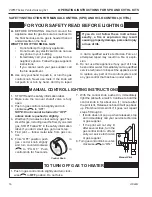 Предварительный просмотр 16 страницы Vermont Castings VWF18STN Installation And Operating Instructions Manual