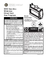 Vermont Castings WDVST500 Installation & Operating Instructions Manual предпросмотр