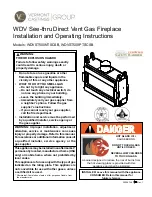 Vermont Castings WDVST500NTSCSB Installation And Operating Instructions Manual предпросмотр