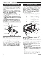 Предварительный просмотр 10 страницы Vermont Castings Winter warm 2100 Installation And Operating Manual