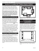 Предварительный просмотр 22 страницы Vermont Castings Winter warm 2100 Installation And Operating Manual