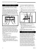 Предварительный просмотр 12 страницы Vermont Castings WinterWarm Homeowner'S Installation & Operation Manual