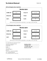 Preview for 2 page of Vernacare Vortex Technical Manual