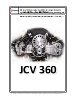 Verner JCV 360 Installation, Operating, Maintenance Maual preview