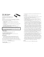 Vernier CO2-BTA Manual предпросмотр