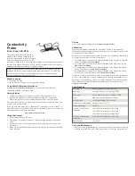 Vernier Conductivity Probe Manual предпросмотр