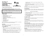 Vernier Go Direct GDX-CFA Manual предпросмотр