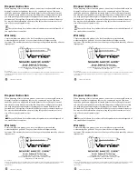 Предварительный просмотр 2 страницы Vernier Go Direct GDX-CRG Instructions