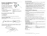 Предварительный просмотр 1 страницы Vernier Go Wireless Temp Manual