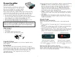 Preview for 1 page of Vernier PAMP Quick Start Manual