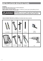 Предварительный просмотр 4 страницы Verona Prestige VPFSGG365D Series Installation Instructions Manual