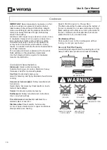 Предварительный просмотр 10 страницы Verona VECTGV304 Manual